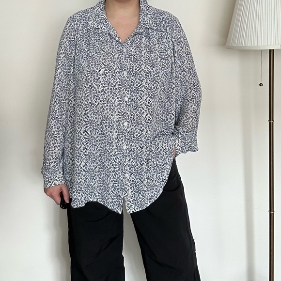 3/50$ Blouse H&M L/XL / XXL 20-22 plus size - Picture 1 of 7